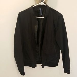 Black Zara Bomber Jacket
